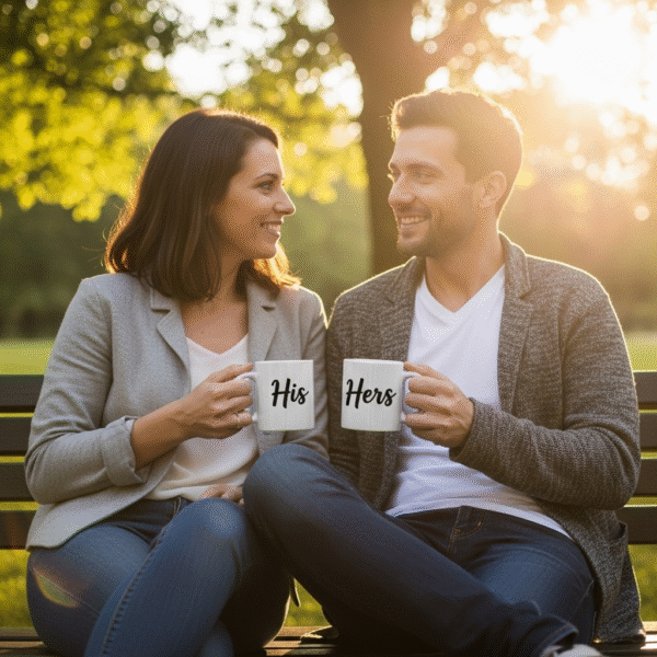 Couple Customized Mugs (Set of 2) – Personalized Matching Pair - Image 3